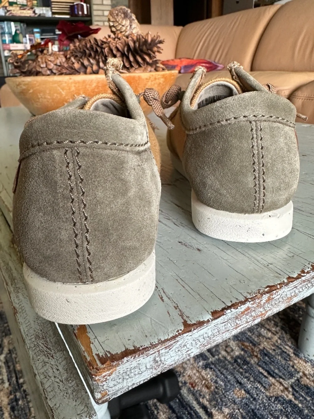 NWT Clarks Men's ShacreLite Moc Dark Sand Combo size 8 'Extreme Confort'